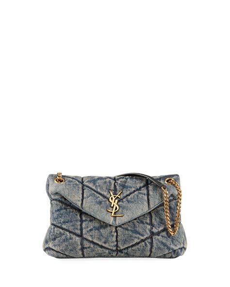 ysl mini bag.|ysl denim bag small.